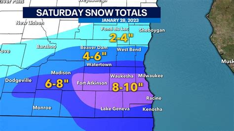The National Weather Service (NWS) is collecting data from the winter storm that impacted southeastern Wisconsin on Wednesday, Feb. . Snowfall totals wisconsin today